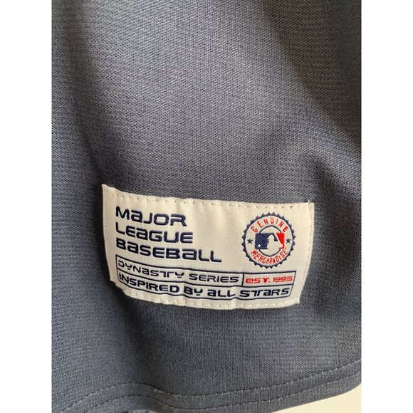 New Mens Dynasty LA Dodgers NLB Baseball Jersey Gray Size L 42-44 - Picture 2 of 8